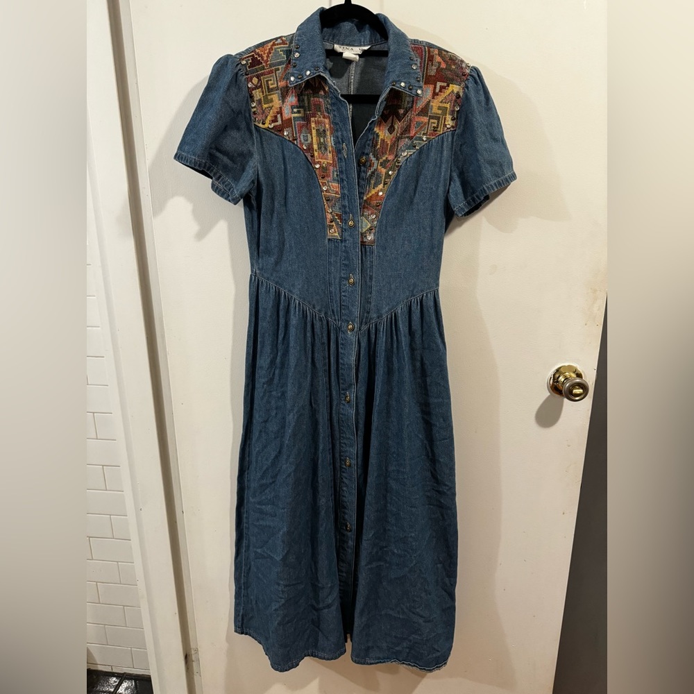 Vintage Denim Dress 90’s